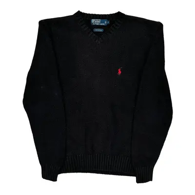 Polo By Ralph Lauren Jumper - Small Navy Cotton