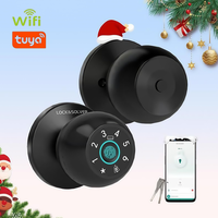 Smart Fingerprint Door Lock, Keyless Entry Smart Lock, Smart Door Handle with APP/Keypad, Suitable For Room, Garage, Apartmen...