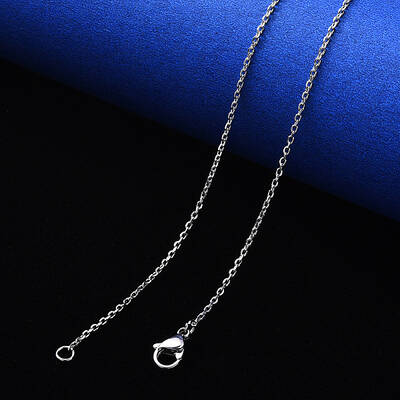 Non-Tarnish 304 Stainless Steel Cable Chain Necklace