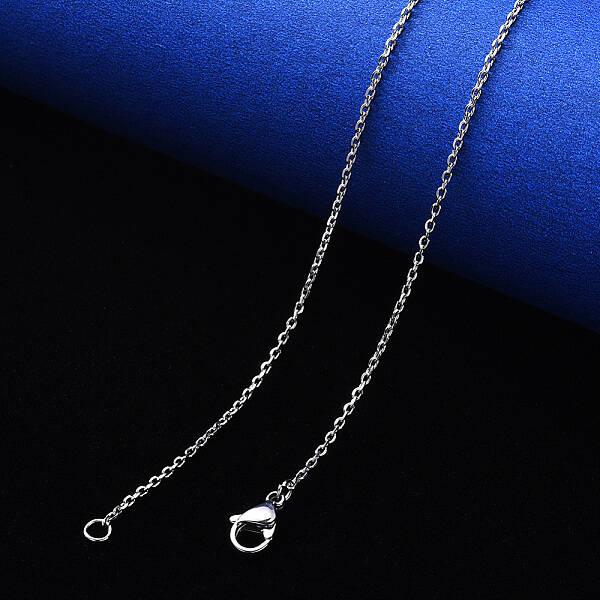 Non-Tarnish 304 Stainless Steel Cable Chain Necklace
