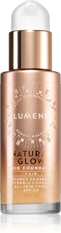 Lumene Natural Glow illuminating foundation for a look naturale SPF 20 color 1.5 Fair 30 ml