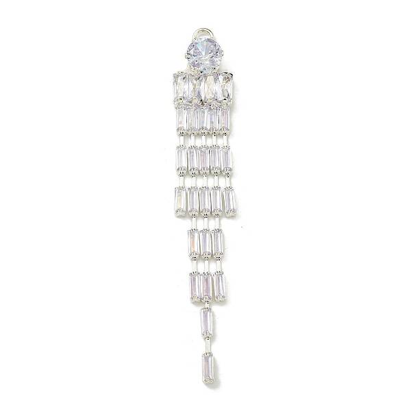 Brass Rhinestone Pendants