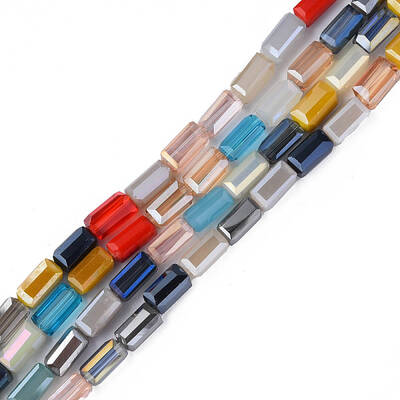 Transparent Glass Beads Strands