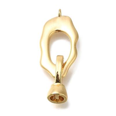 Brass Fold Over Clasps