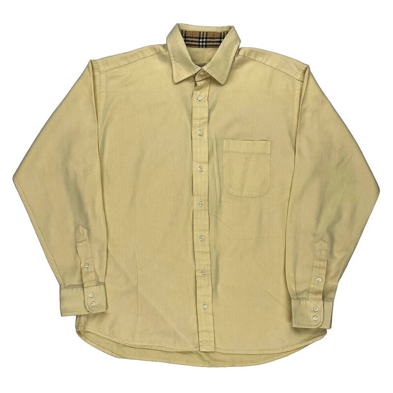 Burberry Shirt - Large Beige Cotton