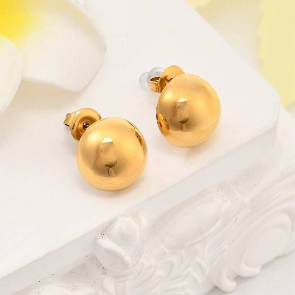 304 Stainless Steel Stud Earrings