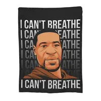 Made in USA, I Can't Breathe Blankets George Floyd Black Lives Matter Flannel Awesome Soft Throw Blanket for Home Textile Dec...