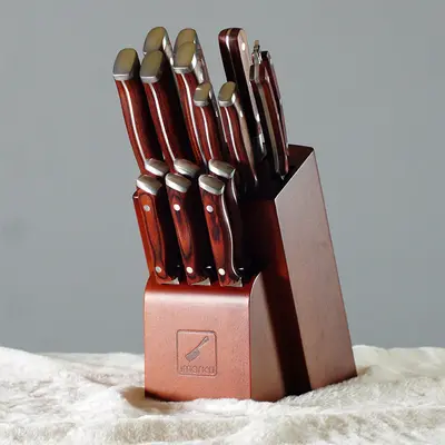 14-Piece Kitchen Knife Block Set
