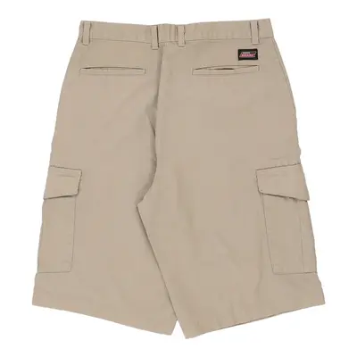 Dickies Cargo Shorts - 31W 12L Beige Cotton