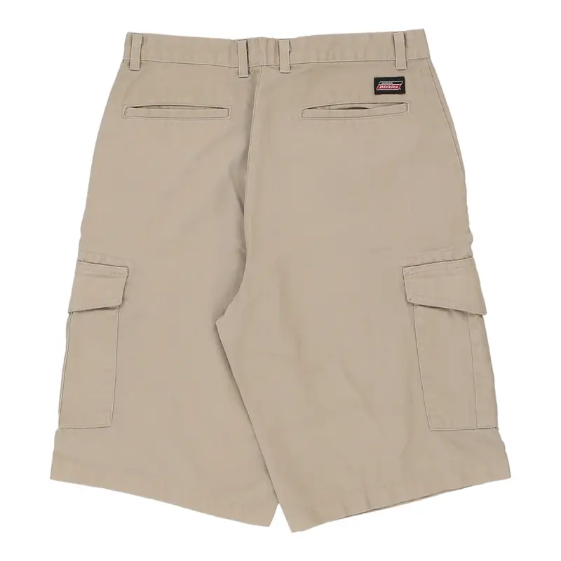 Dickies Cargo Shorts - 31W 12L Beige Cotton
