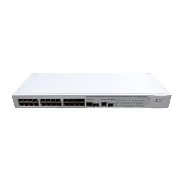 3C16475A-US 3Com 2226 24 x RJ-45 Ports 10/100Base-TX + 2 x GE RJ-45 Ports Layer 2 Managed Rack-mountable Fast Ethernet Networ...