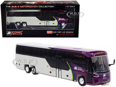 MCI D45 CRT LE Coach Bus Valley Metro Destination: 50 Camelback RD The Bus & Motorcoach Collection 1/87 (HO) Diecast Model by...