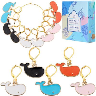 Alloy Enamal Whale Pendant Decorations