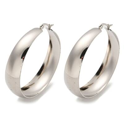 Tarnish Resistant 202 Stainless Steel Hoop Earring