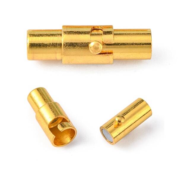 Brass Locking Tube Magnetic Clasps