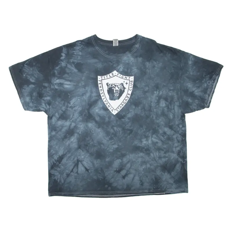 GILDAN Pennsylvania Stargaze Club Mens Tie Dye T-Shirt Blue 3XL