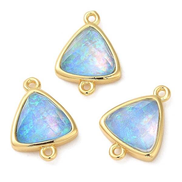 Synthetic Opal Connector Charms