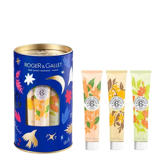 Roger & Gallet Set Beneficial Hand Creams Neroli + Orange Wood + Osmanthus 3x30ml