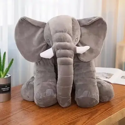 15.7 inch /23.6 inch Elephant Stuffed Animal Plush Toy  Cute Grey Elephant Plush Toy Stuffed Animal Toy - Thanksgiving Christ...