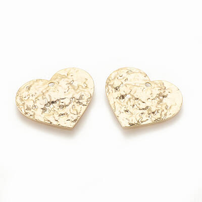 Brass Hammered Pendants