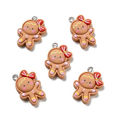 Christmas Opaque Resin Pendants