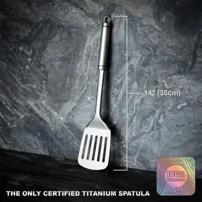 Taima® 100% Pure Titanium Spatula / Utensils.