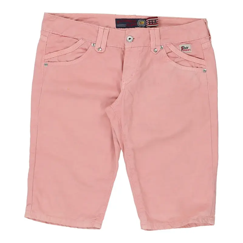 Roy Rogers Shorts - 32W 12L Pink Cotton