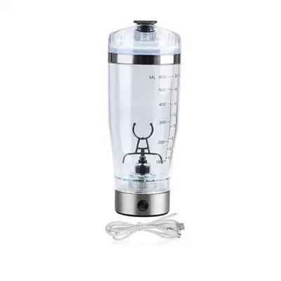 Electric Protein Shake Stirrer USB Shake Bottle Milk Coffee Blender Kettle Sports And Fitness Charging Electric Shaker Cup | ...