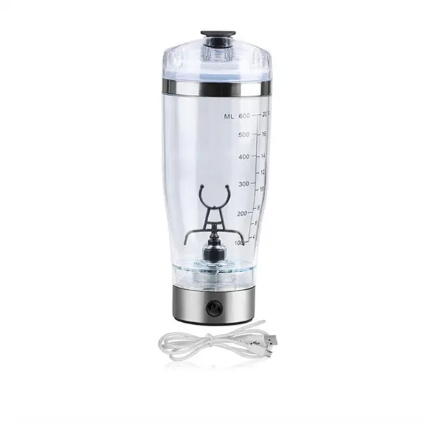Electric Protein Shake Stirrer USB Shake Bottle Milk Coffee Blender Kettle Sports And Fitness Charging Electric Shaker Cup | ...