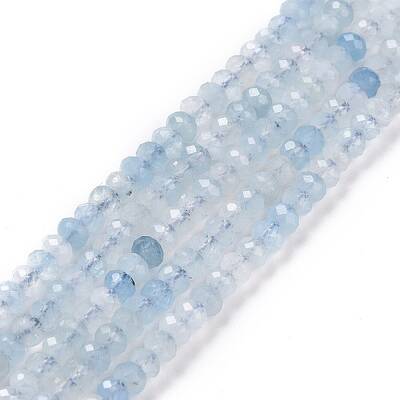 Natural Aquamarine Beads Strand