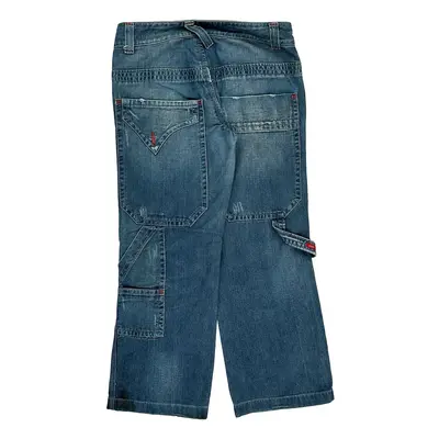 Utility Pockets Clink Cargo Carpenter Jeans - 33W 27L Blue Cotton