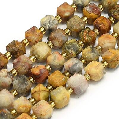 Natural Crazy Agate Beads Strands