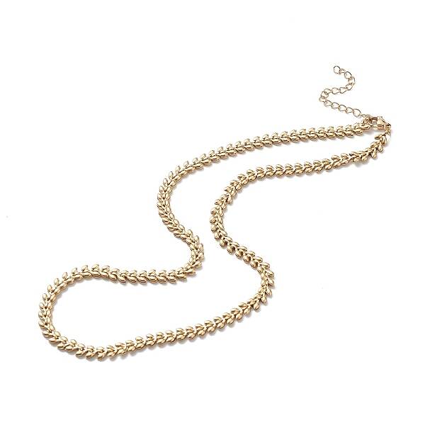 Ion Plating(IP) 304 Stainless Steel Cobs Chain Necklace for Men Women