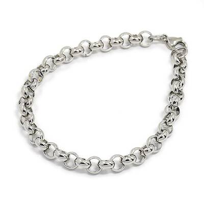 Tarnish Resistant Fashionable 304 Stainless Steel Cable Chain Bracelets