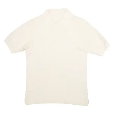 FILA Mens Polo Shirt Cream S