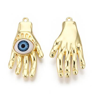 Rack Plating Alloy Enamel Pendants