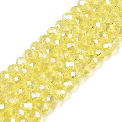 Electroplate Glass Beads Strands