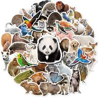 50pcs Animal Series Sticker, Waterproof Sticker Pack for Wall Water Bottle Skateboard Helmet Car Bike Luggage Laptop, Decora...