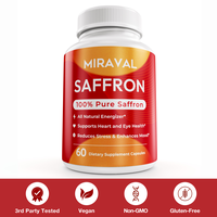 Miraval Organic Saffron Capsules (88.5mg) for Mood Support & Energy Healthcare Fitness