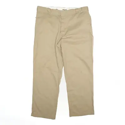 DICKIES 874 Trousers Beige Regular Straight Mens W40 L30