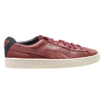 PUMA Sneaker Trainers Maroon Leather Mens UK 7