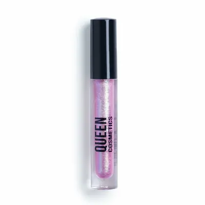 Queen Moon Stone Gloss Lipstick - Shimmering Pink Finish, Ideal for Makeup Care