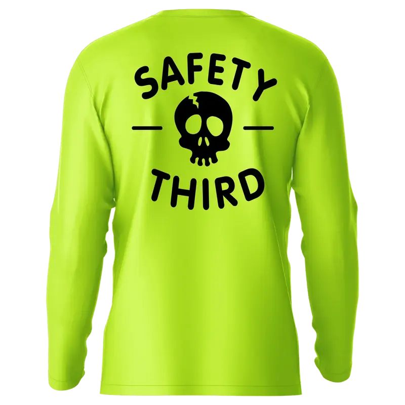 Safety Third - Hi-Visibility UPF 50 Long Sleeve Sun Shirt