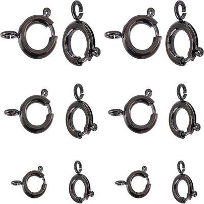 304 Stainless Steel Smooth Surface Spring Ring Clasps