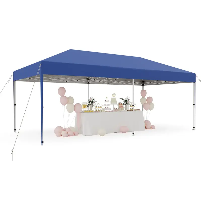 Garvee 10' X 20' Pop up Canopy Tent with 210 D Oxford Fabric, Portable Instant Commercial Canopy Including 12 Stakes 6 Sandba...