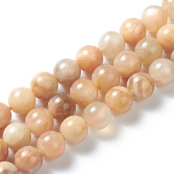 Natural Sunstone Beads Strands