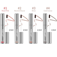 LAKERAIN Long Lasting Peel Off Matte Lip Liner 4Counts Set Transfer-proof Lip Stain Hyaluronic Makeup Cosmetic Rose Pink Neut...
