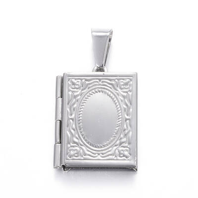 Tarnish Resistant 316 Stainless Steel Locket Pendants