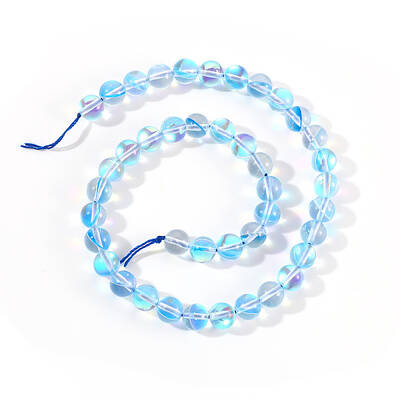 Synthetic Moonstone Beads Strands