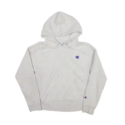 CHAMPION Reverse Weave Hoodie Grey Pullover Womens S